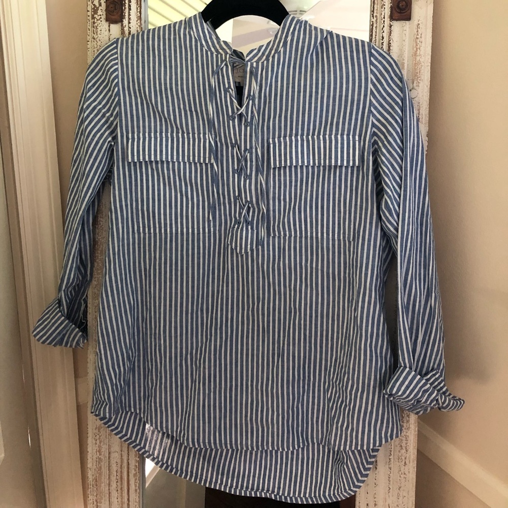 Striped J. Crew top